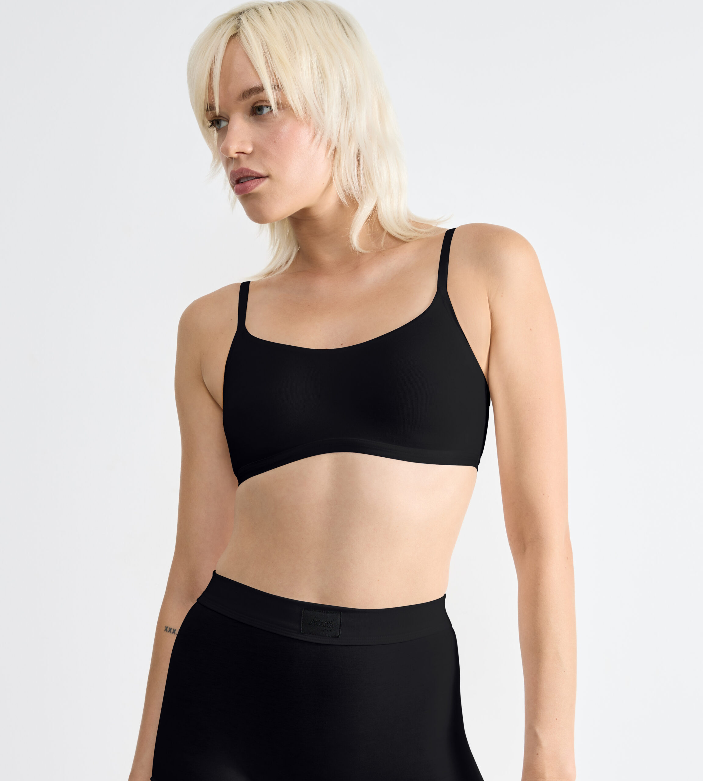 SLOGGI GO DAILY COTTON Bralette negru