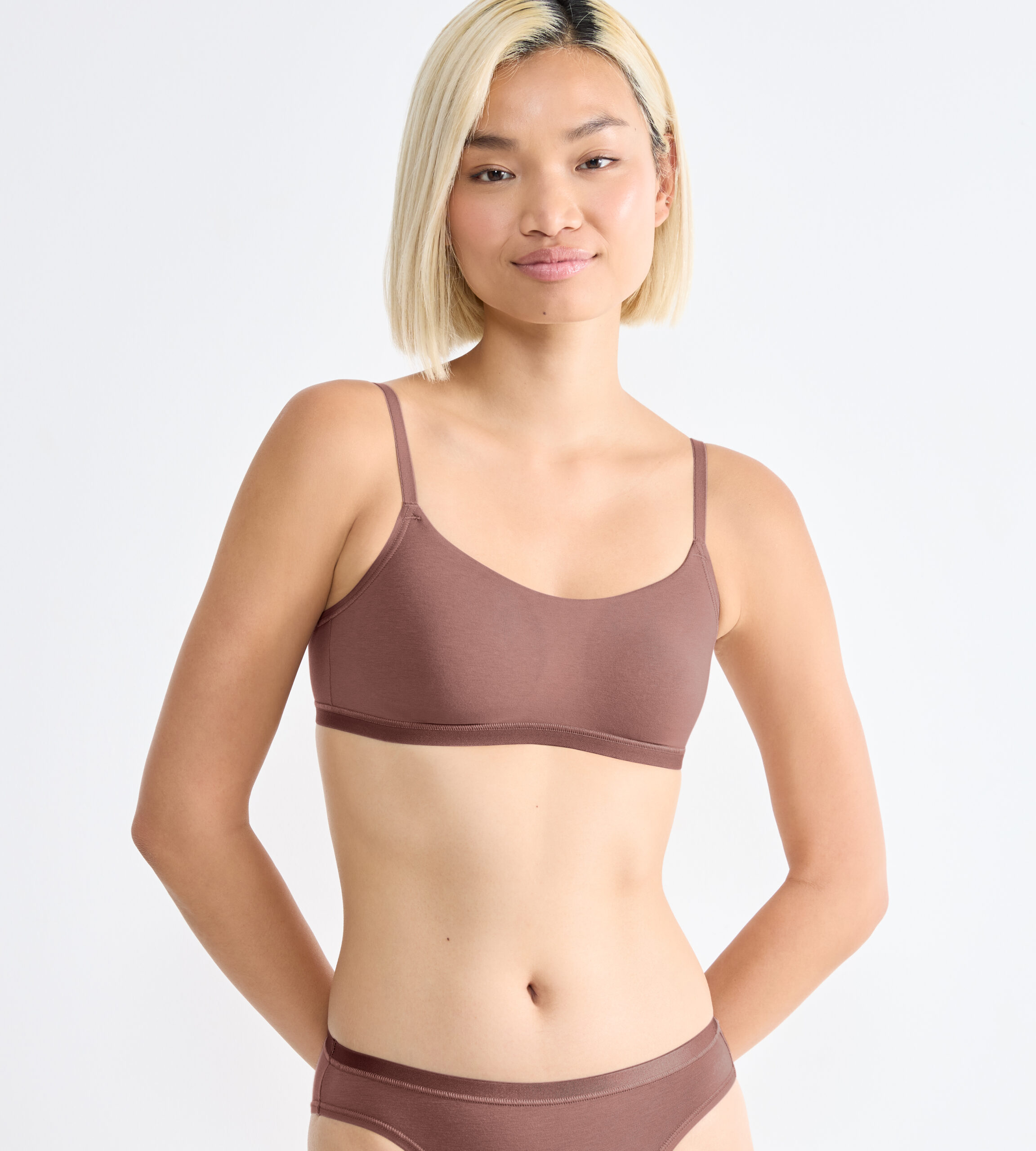 SLOGGI GO DAILY COTTON Bralette maro